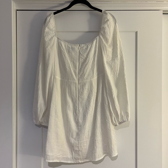 Princess Polly White Tie Linen Mini Dress - Picture 6 of 7